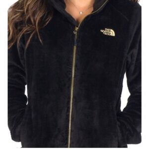 The North Face Sherpa Full Zip Black and Gold Size small